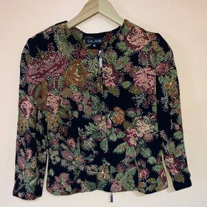 Floral Women's Blazer - Multicolor
